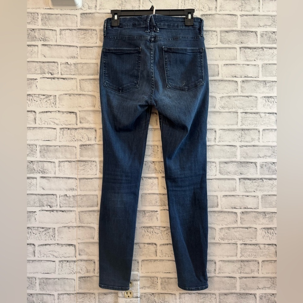 Women’s Good American good legs dark wash mid rise skinny jeans 4/27 - Picture 3 of 6